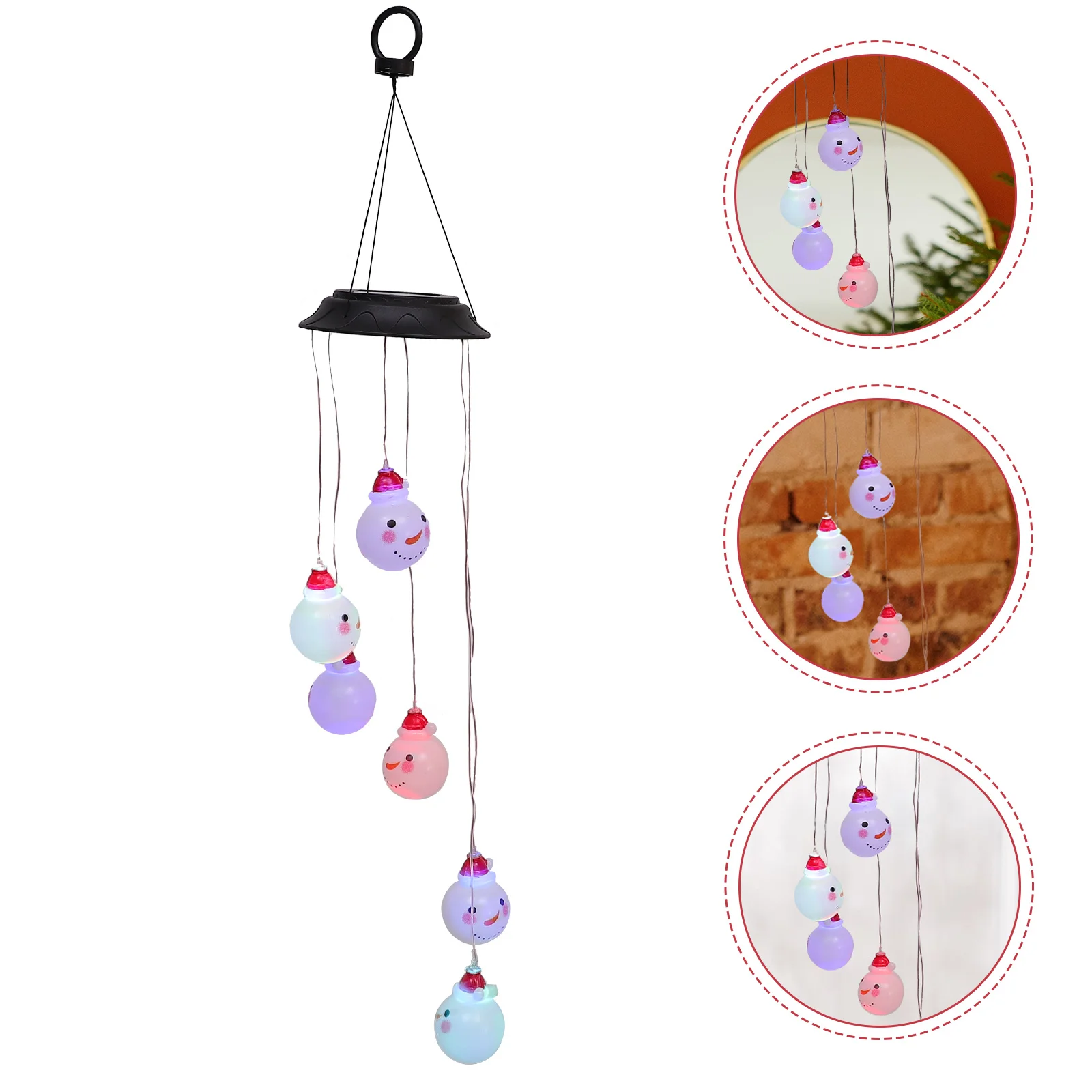 

1Pcs Christmas Snowman LED Light Solar Powered Outdoor Lamp with Automatic Night Sensor for Garden Yard Patio Decorative