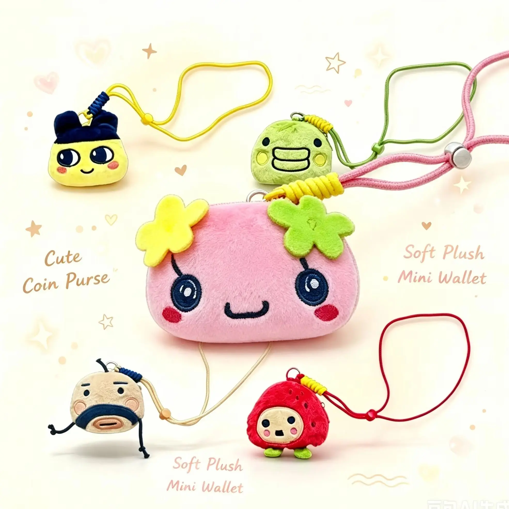 Hero Toys Tamagotchi Series: Chibi Kuchi, Big Mouth Kuchi, Headphone Pouch, Coin Purse