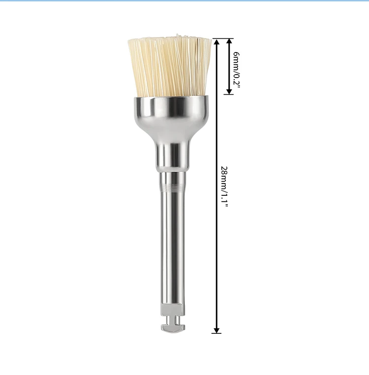 10PCS AZDENT Dental Polieren Pinsel Aluminium Oxid Siliziumkarbid Polieren Prophy Pinsel Werkzeug für Contra Winkel Handstück – Detail 31
