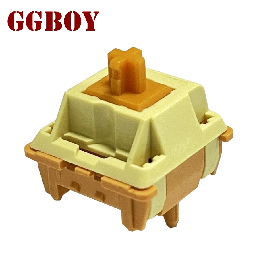 GGBOY Maple Leaf Banana Split Switch 5 Pins 60g Holy Panda Tactile Mechanical Keyboard Gaming Switch Lubricated For PC Switches