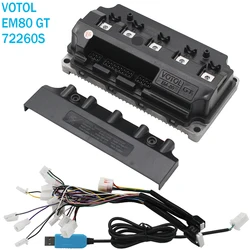 VOTOL-controlador de motor programable EM80GTSP, 48-72V, 80A72260s, 2000W3000, para patinete eléctrico y motocicleta, QS