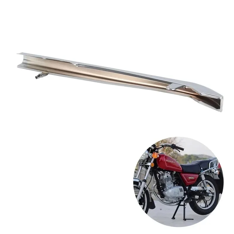 Capa protetora de corrente de motocicleta para gn125 gs125 cg125 poer metal cromado motocicleta scooter guarda de corrente