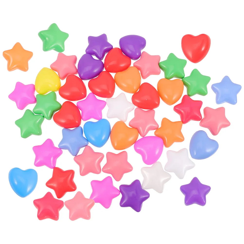 

80 Pcs Ball Pool Toys Funny Star Shaped Pits Balls Swimming Children Play Heart Ocean Educational