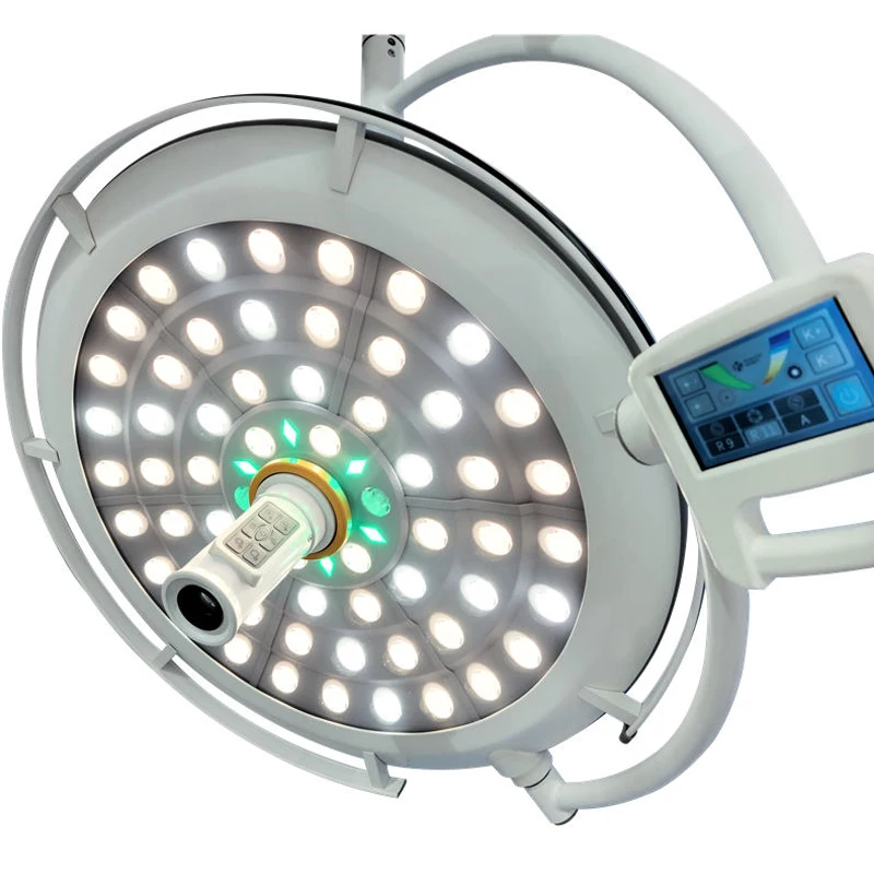 Double Dome Ceiling Shadowless Lamp With Camera  1080p Light For Hospital Clinic