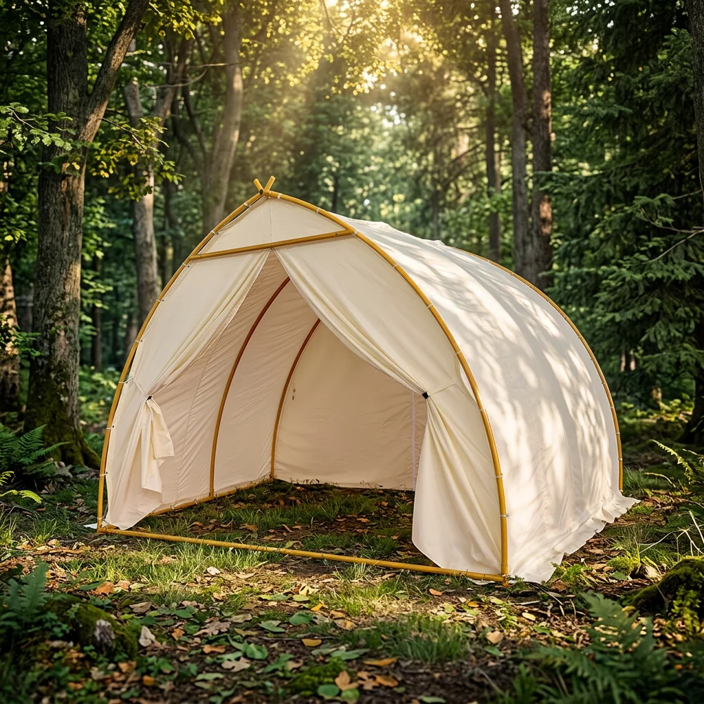 Hot-selling Celebrity Triangle Sailboat Tent Oxford Outdoor Camping 2 Persons Four-Season Double Layer Automatic Opening