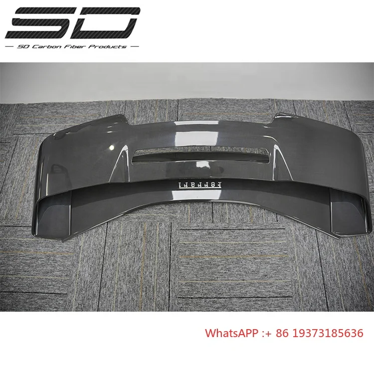 BatFury Aero Dry Carbon Fiber Aerokit for Ferrari 296 Prepreg Carbon Fiber Wing Spoiler Body Kit for Ferrari 296 Lip Body Kit
