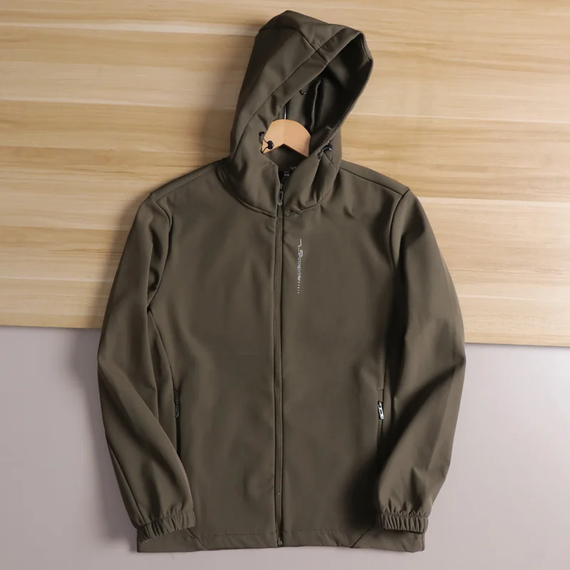 

Уличная классическая мужская куртка с капюшоном на подкладке Fce, мягкая ветрозащитная водонепроницаемая осень-зима Faion Urban Sle Long Sve