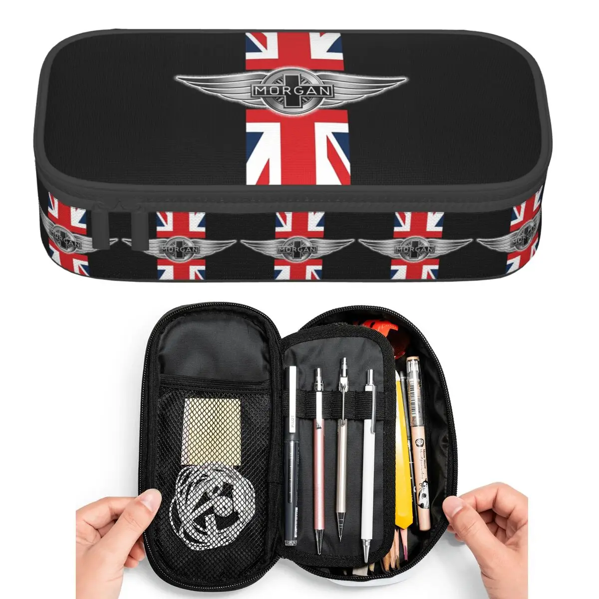 

Morgan Motor Car Company пеналы для студентов, коробка для ручек, сумка для карандашей, большая вместительная сумка для карандашей, держатель для ручек