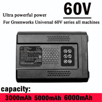 60V Rechargeable Battery 6Ah Lithium-ion for Greenworks pro 60V Lawn Mower Trimmers Edgers Chainsaws Pole Saws Blower