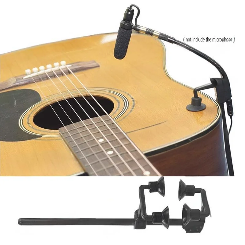 T100G-140 Instrument Microphone Clamp for Violin Acoustic Guitar Compatible For Gooseneck DPA 4099 Beta98 ATM350 Wireless