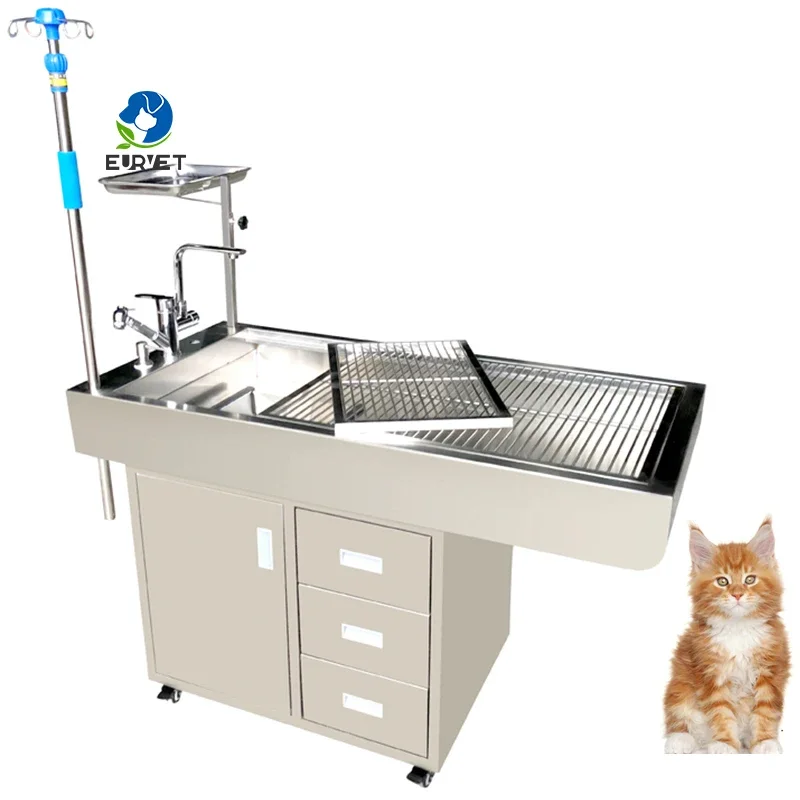 Multi-functional Pet Disposal Examing Table Veterinary Veterinary Exam Table with Drawers