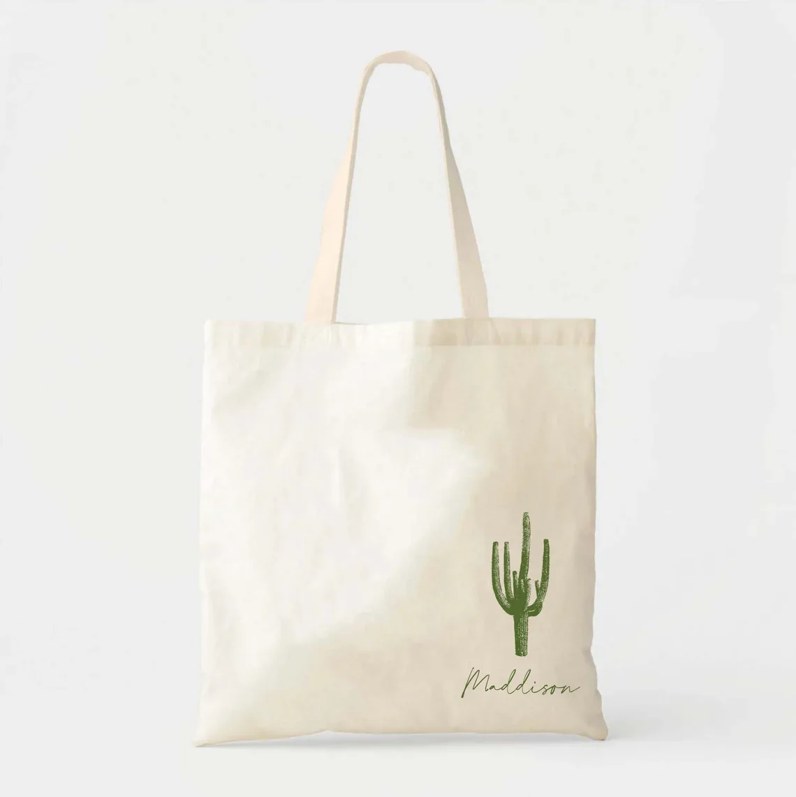 Cactus Name Tote - Bachelorette Gift Bag - Destination Tote - Scottsdale Bachelorette - Desert Disco - Desert Bachelorette Bride