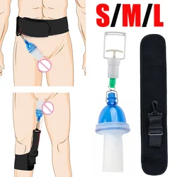 Sex Toys for Men Penis Extender Enlargement Stretcher Pump Strap Sleeve Gay Dick Enlarger Vacuum Penis Pump Device Delay Trainer