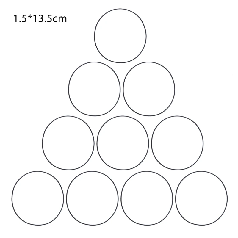 ターンテーブルベルトゴム製フラットドライブベルトレコードプレーヤーウォークマン DVD リピータードロップシップ用