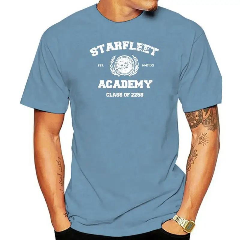 100% Cotton O-neck printed T-shirt Starfleet Academy T-Shirt