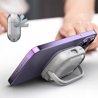 Removable Stand Latch Earphone Case for Airpods 4 3 1 Pro2 Wireless Charging Anti-Drop Lock Protector Hard PC Transparent Cover