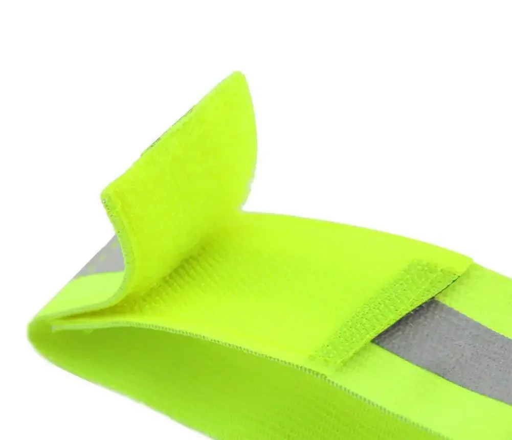 Reflective Wristband Pants with Light Leggings Night Running Anti-bicycle Riding Foot Belt with Mountain Bike Leggings Belt