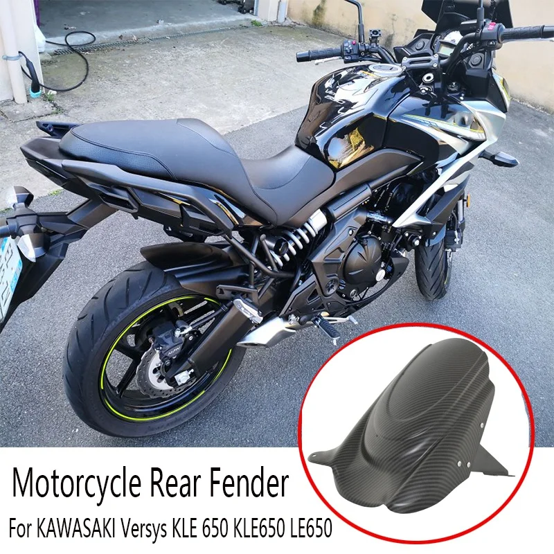 NEW-Motorcycle Rear Fender Mudguard Protect Cover Kit For KAWASAKI Versys KLE 650 KLE650 LE650 2007-2020 Tire Splash Guard