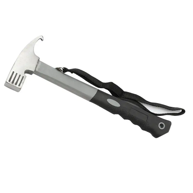 ABNQ 12in Hammer Set Heavy Duty Steel Tent Stakes Heavy Duty Camping Hammer Available in Desert Snowfield Place