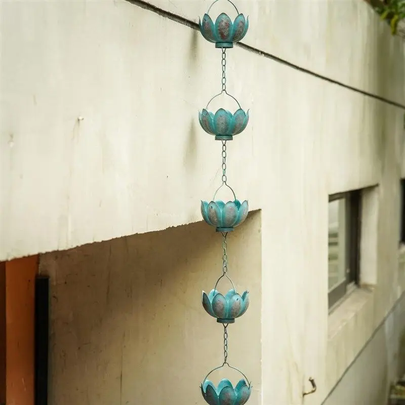 Rain chain sewer, rain guide, unique I artistic conception, beautiful scenery, decorative courtyard garden