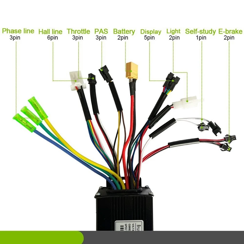 Controller 24V 36V 48V 26A Three-Mode With UKC3 Display Screen And Controller Small Bag