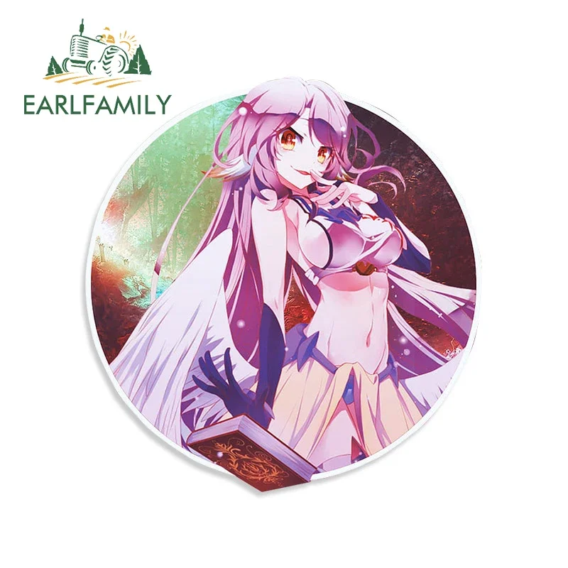 EARLFAMILY 13cm X 12,4 cm dibujos animados lindo Jibril pegatinas de coche vinilo personalidad calcomanía oclusión rasguño ventanas JDM DIY productos de coche