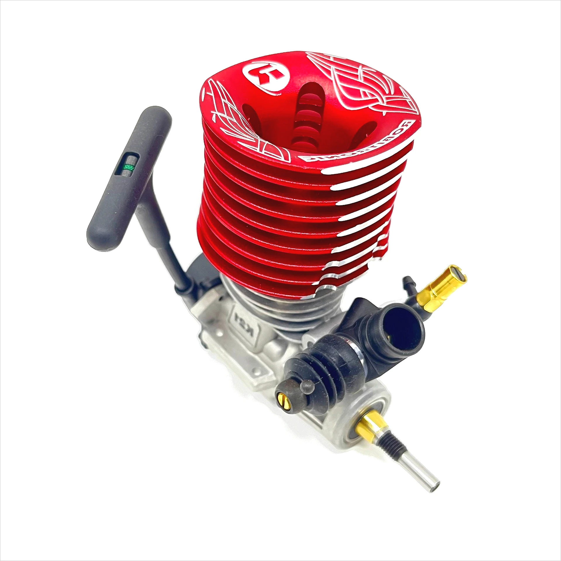 

Methanol Nitro Engine Model Metal Material Hand Pull Start Suitable for 1/8 Off-road Truck Remote Control Car Hand Assembled Toy