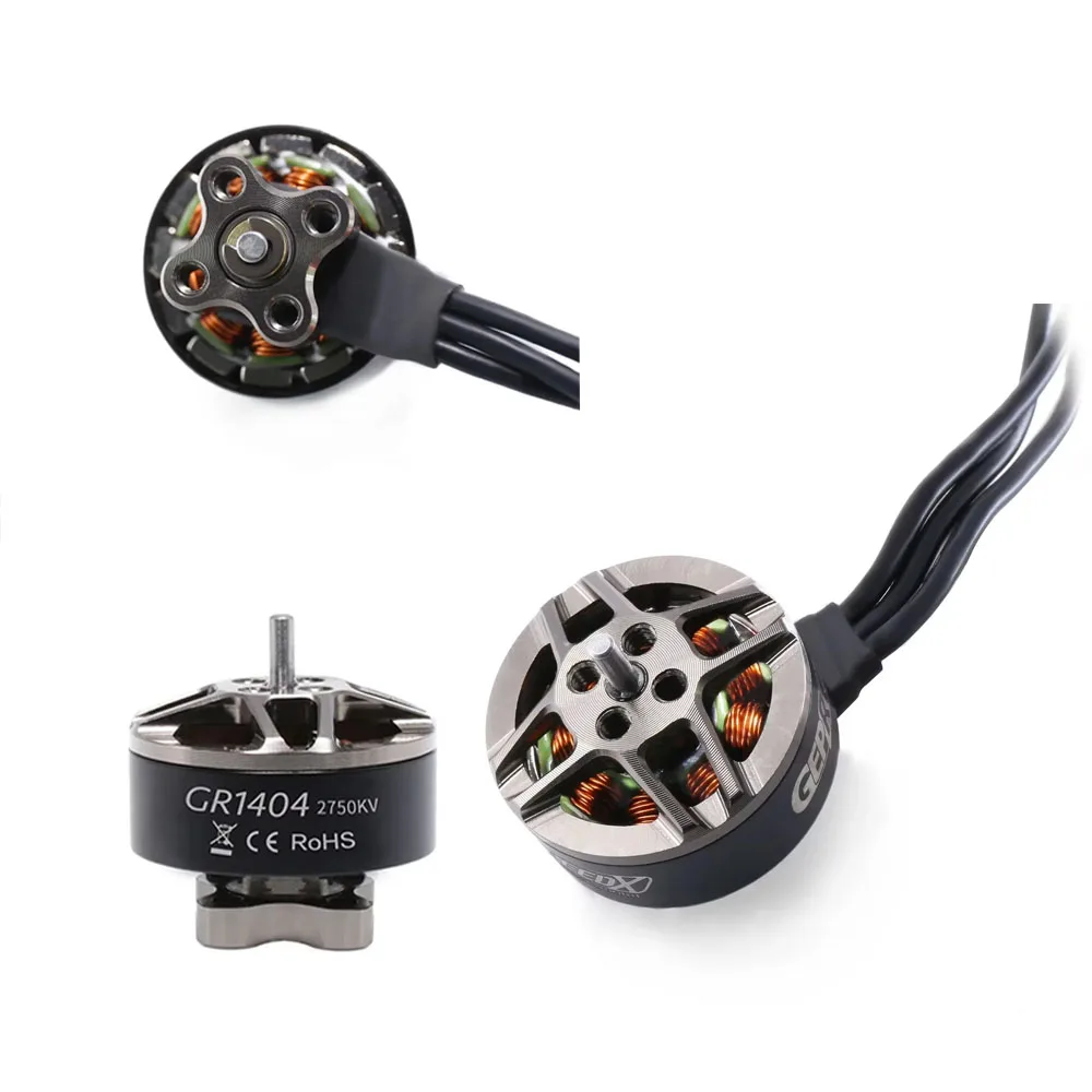 

GEPRC GR1404 Brushless Motor - 2750KV/3850KV/4500KV 2-4S, for DIY Toothpick FPV Racing Drone, Long-Range Cinelog 25 V2, High-Eff