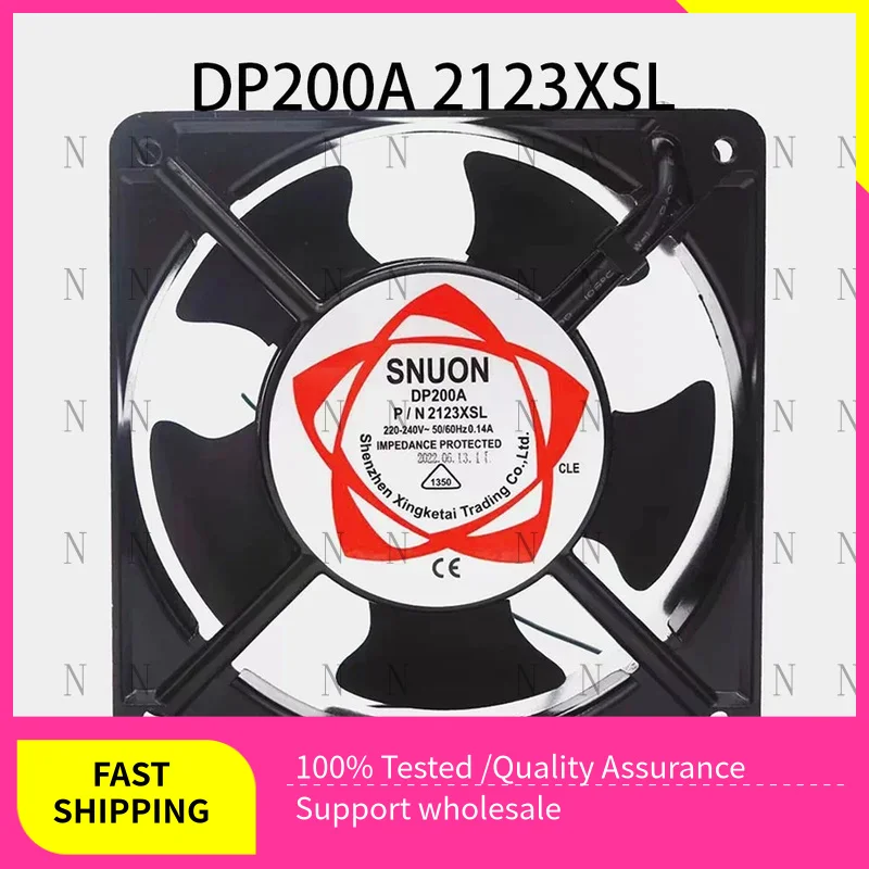

YJJ FOR SUNON Cabinet Cooling Fan 120*120*38MM DP200A 2123XSL 220V AC 0.14A Server Fan