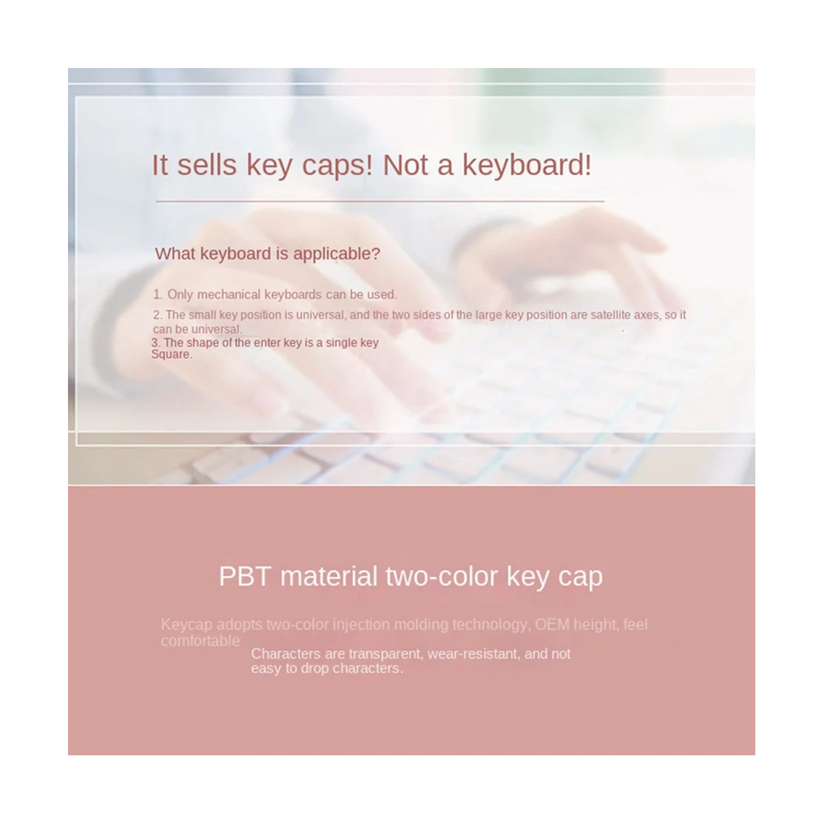 

Optimal Pudding Keyboard Hat Box Mechanical Keyboard Double Skin Milk Transparent Keycap Pbt Customized Cream Jelly (White)