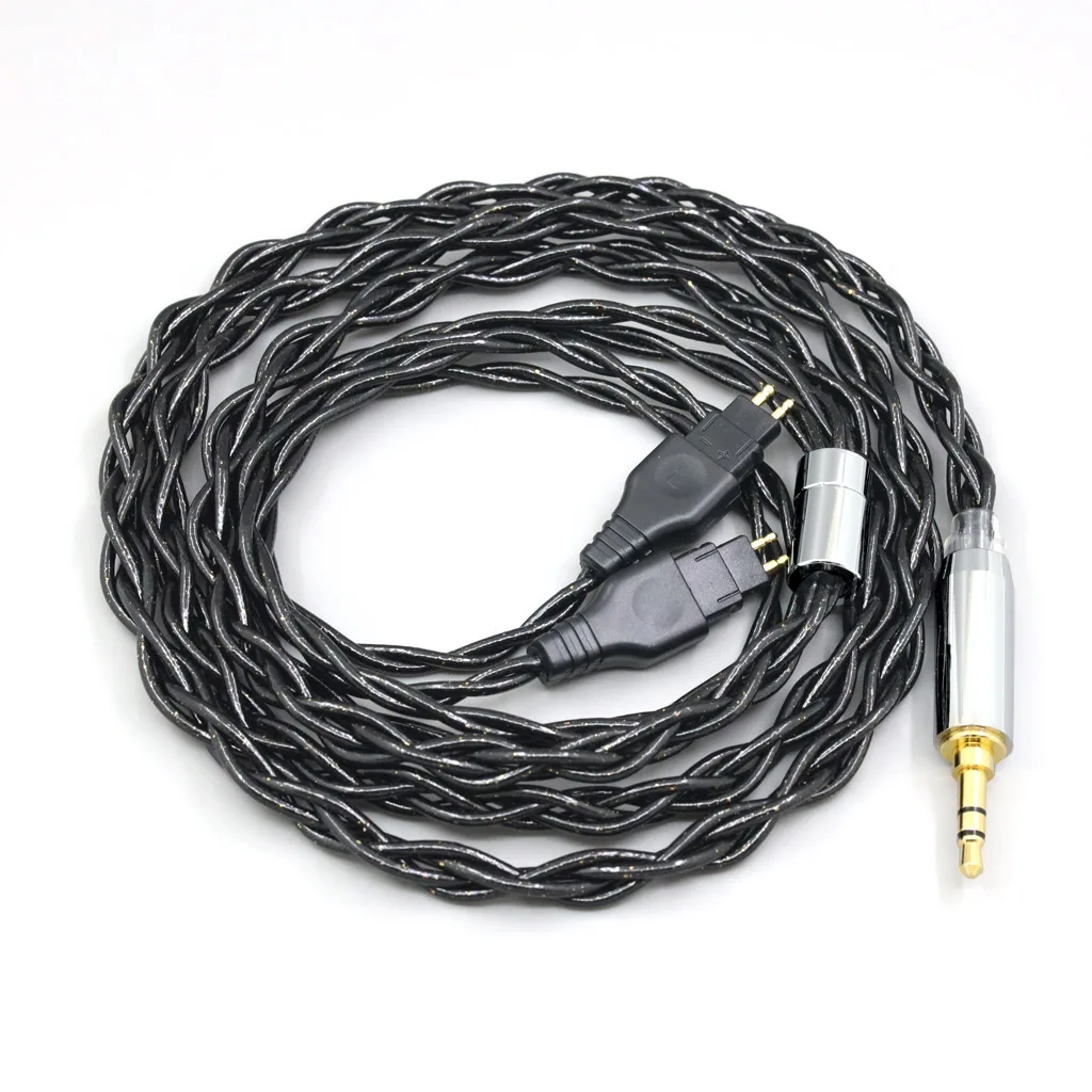 99% Pure Silver Palladium Graphene Floating Gold Cable For Sennheiser HD580 HD600 HD650 HDxxx HD660S HD58x HD6xx LN008318