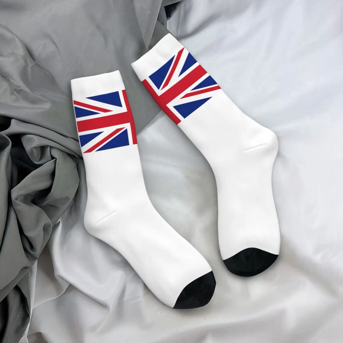 Crazy compression Union Sticker England 2024 Sock for Men Vintage Europe Quality Pattern Crew Sock Casual