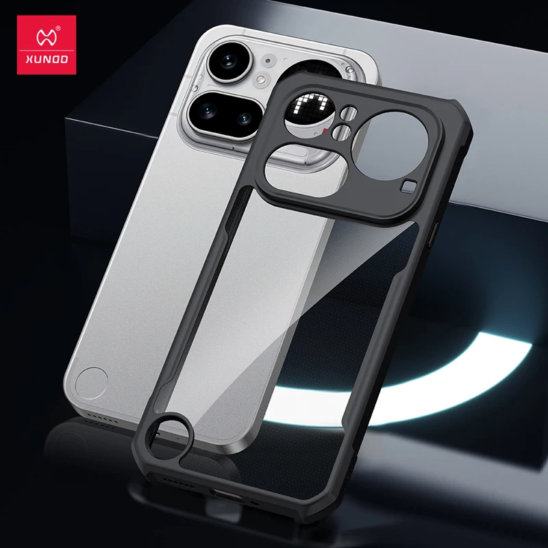 For Nothing Phone (4a) Pro 4A Case XUNDD Airbags Shockproof Transparent PC+TPU Camera Protection Cover for NothingPhone 4a