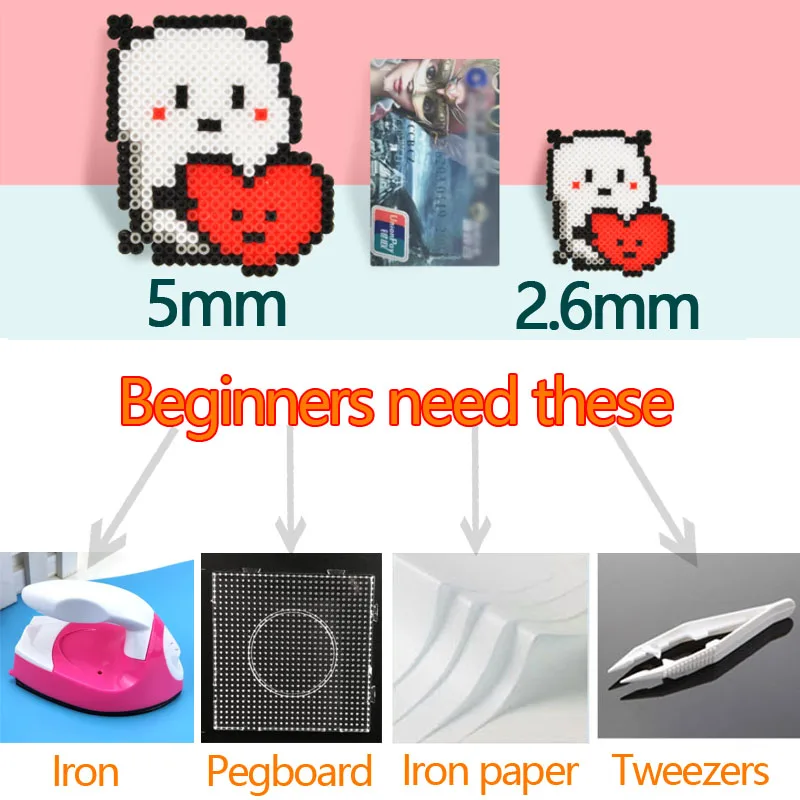 Рисунок 3 - 5 мм Perler Hama бусины игрушки