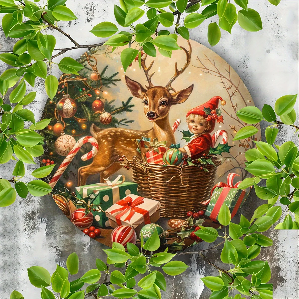 شعار دائري عتيق، ديكور حائط، مناسب للمنازل والمطاعم والمقاهي والكراجات وتصميم المهرجانات الممتعة