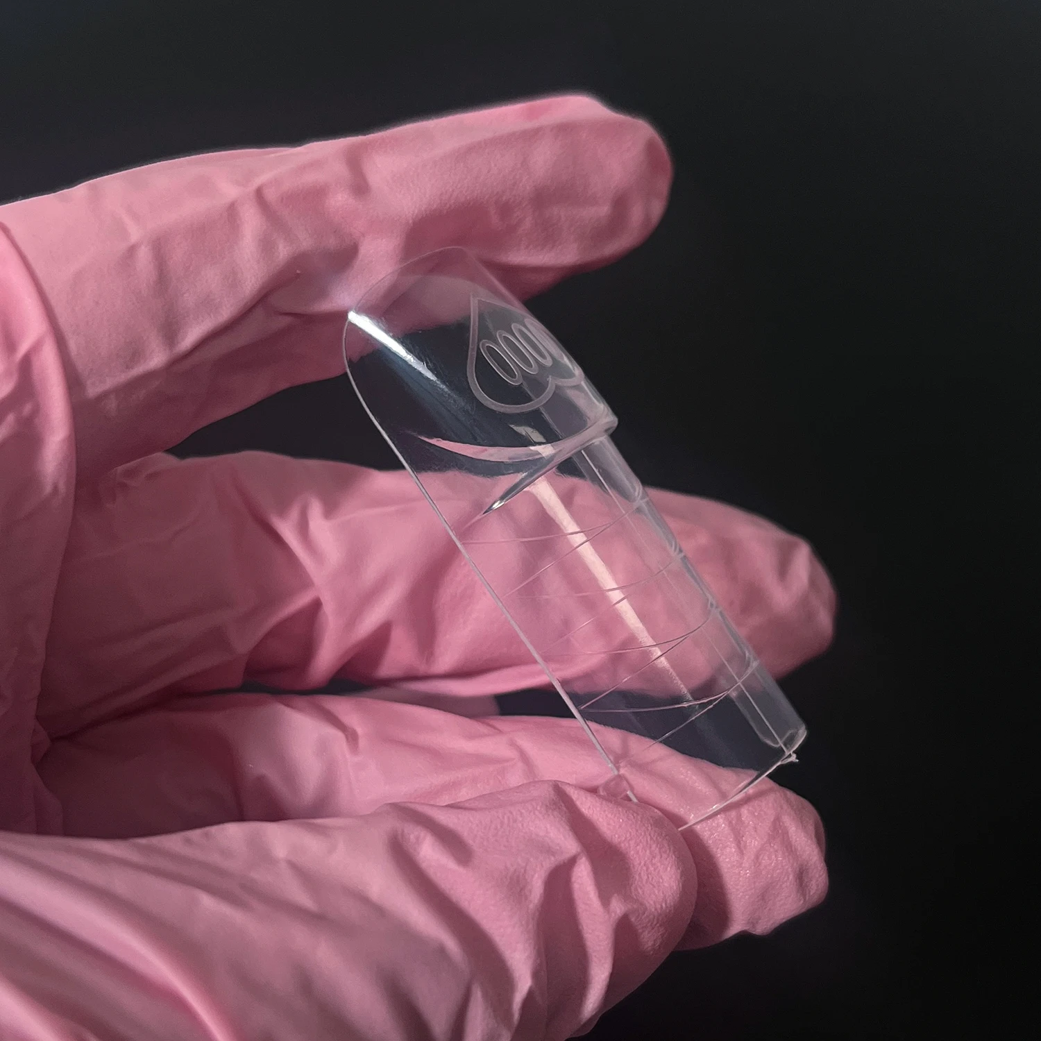 150pcs Space French Dual Forms 15 Sizes Clear Reusable Nail Extension Builder Gel Zone French Dual Nail Mold Tip Manicure Tool