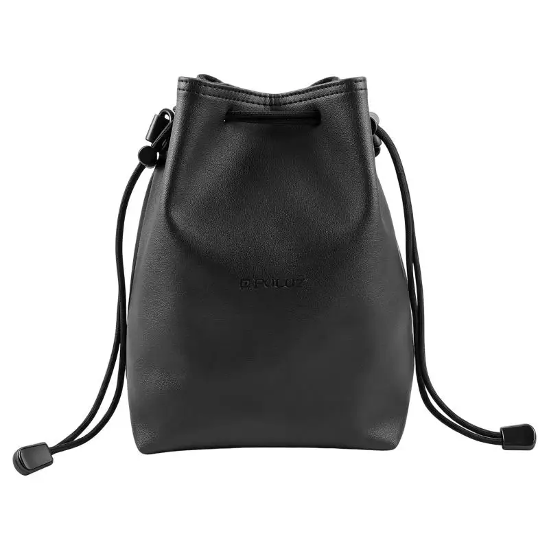 R53C Portable Camera Storage Bag Camera Insert Bag with Drawstring Top and Soft Lined Interior for Daily Carry Organization