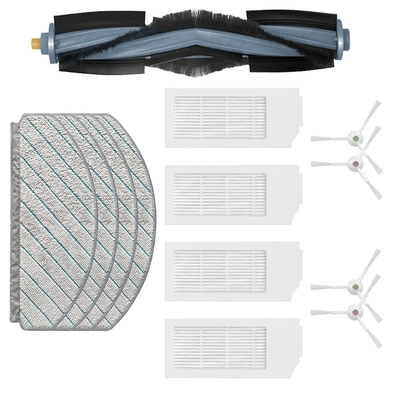 แผ่นกรองทดแทนผ้าถูพื้นสำหรับ Ecovacs T10บวกชิ้นส่วนเครื่องดูดฝุ่นหุ่นยนต์อุปกรณ์เสริมสำหรับ Ecovacs deebot