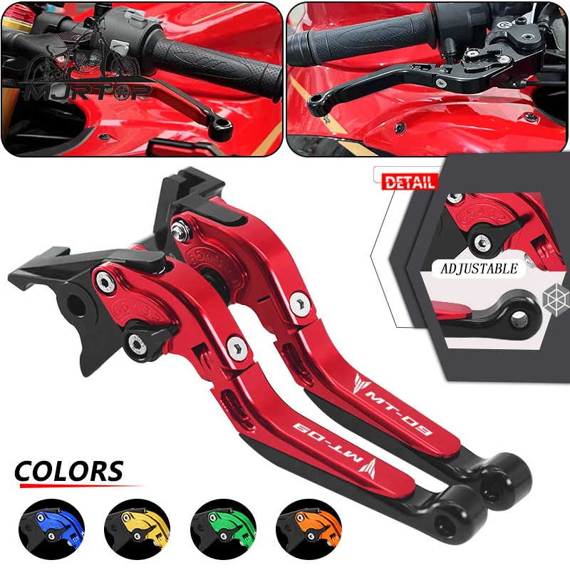 

NEW Sales Motorcycle Handle grips Adjustable Folding Extendable Brake Clutch Levers For MT-09 FJ-09 MT09 Tracer mt-09 2014-2019