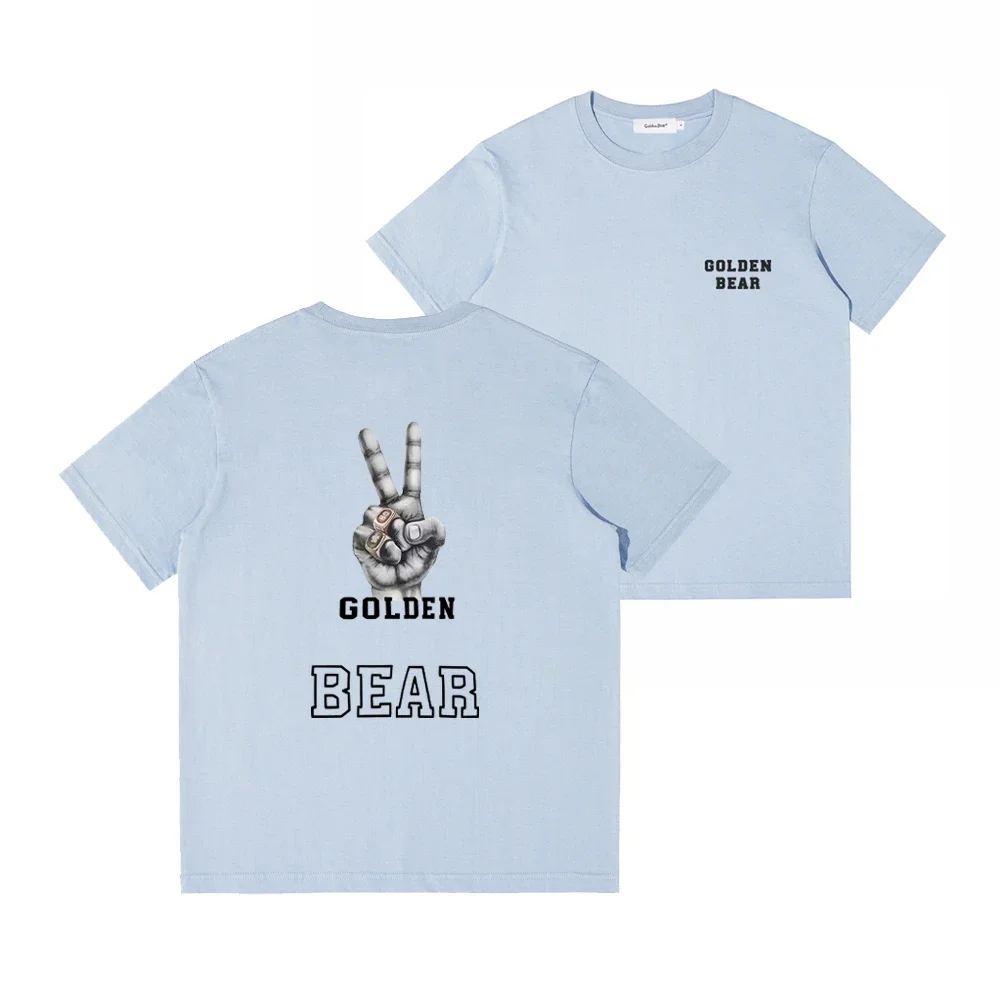 

2025 New Men's Round Neck Short Sleeved Golf T-shirt Women's Outdoor Pure Cotton T-shirt