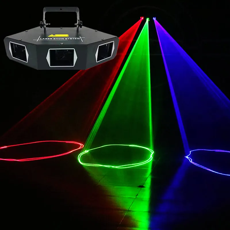 

Fan-shaped 600mw Rgb Laser Line Scanner Projector Dj Laser Lamp Mini Projector Disco Stage Effects Wedding Holiday Dmx Lamp