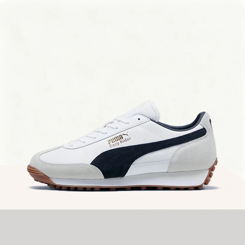 Puma Easy Rider: Simple, Soft, Cushioned, Durable, and Lightweight Low-Top Casual Shoes for Men and Women – White 399025-01