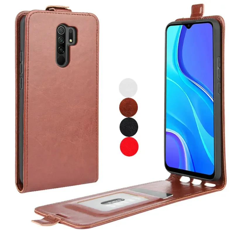 

Vertical Flip Case for Xiaomi Redmi 9 9T 9C 9A 8 8a 7 7A Note 8t 10 Leather Book for Poco F6 X6 F2 Pro X3 NFC M3 Cover Bags