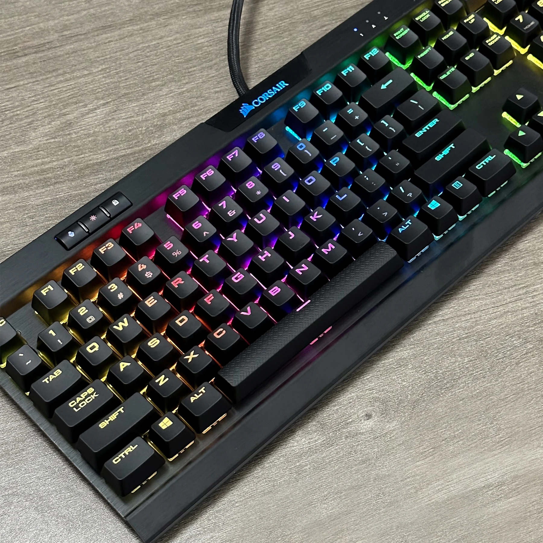 A Full Keycap Set for Corsair K70 LUX RGB K70/K65/K95 Mechanical Gaming Keyboard,104 Keys Backlit Key Caps