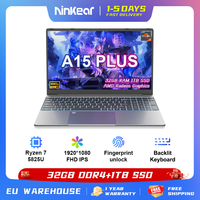 Ninkear Laptop NEW A15 Plus AMD Ryzen™ 7 5825U 15.6-inch FHD IPS 32GB + 1TB SSD The Best Christmas Gift  Gaming laptops