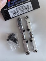 GPM For ARRMA 1/7 FELONY INFRACTION LIMITLESS V2 1/8 TYPHON 6S Metal Stainless Steel Rear Upper Arm Tie Rod AR330214+AR330230
