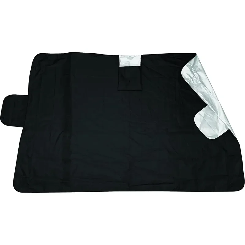 for All-weather Heavy-duty Rotatable Snow Glass Protector with Anti-theft Panel for Any Car