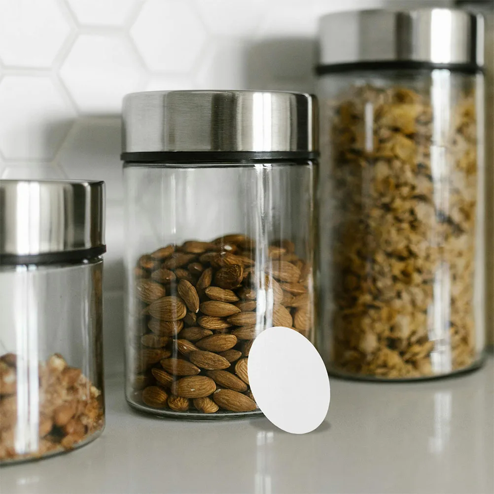 

100pcs Plant Fibre Moisture Absorbers Food Grade Drying Sheets for Cookie Jars Chip Cans High Efficiency Absorbent Slices