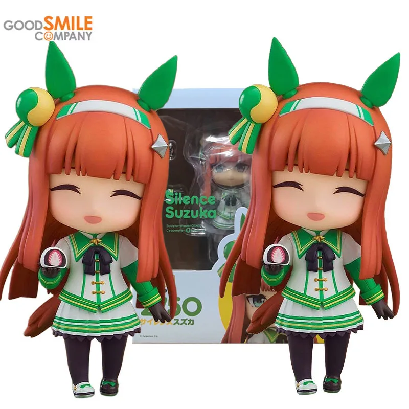 

GSC 2750 Silence Suzuka Nendoroid Original Joints Movable Kawaii 10CM Pretty Derby Anime Action Figures Toys for Kids Gifts