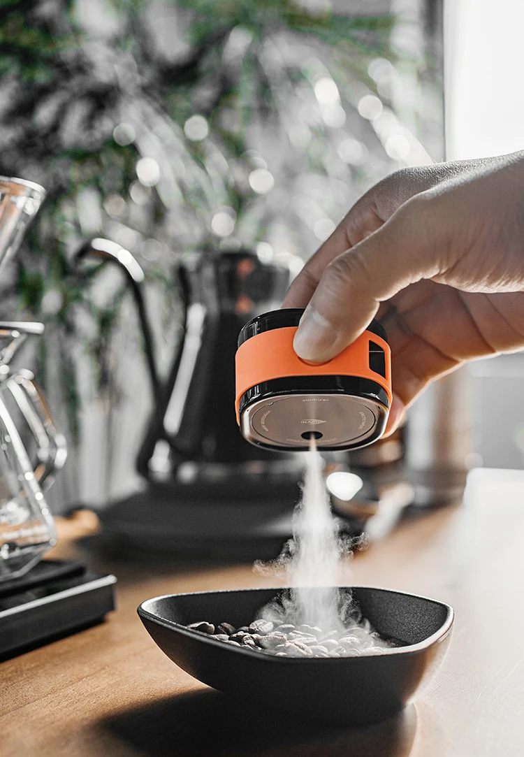 IKAPE Kaffeebohnenzerstäuber, 20 ml antistatische automatische Sprühflasche, Espressomaschinen-Zubehör, Geschenk für Kaffeeliebhaber – Detail 17